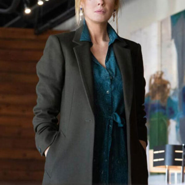 Kelly Reilly Winter Warm Wool Coat