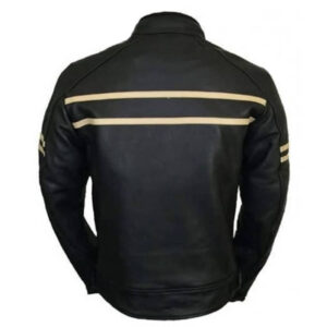 Mens Vintage Retro Leather Jacket