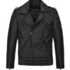 Men’s Black Leather Jacket – Stylish & Sleek