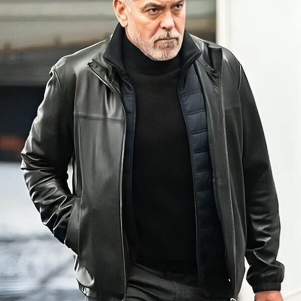 Wolfs George Clooney Leather Jacket