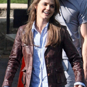 Bedtime Stories Keri Russell Blazer Coat