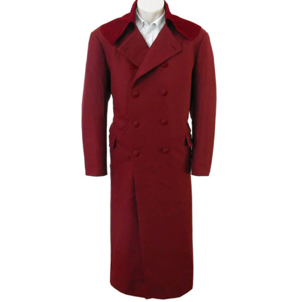 Doctor Who Fourth Maroon Trench Coat