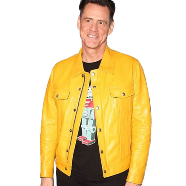 Jim Carrey Yellow Leather Jacket