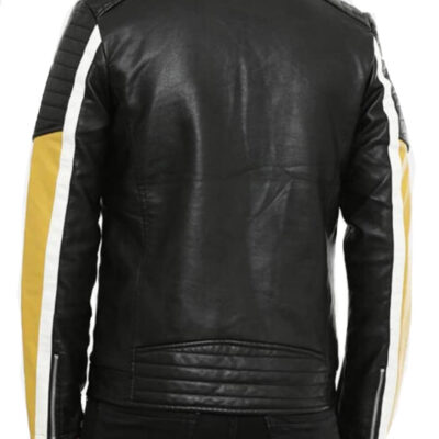 Mens Colored Leather Jacket