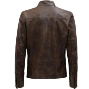 Men's Timeless Style Brown Leather Jacket