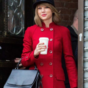 Taylor Swift Red Wool Coat