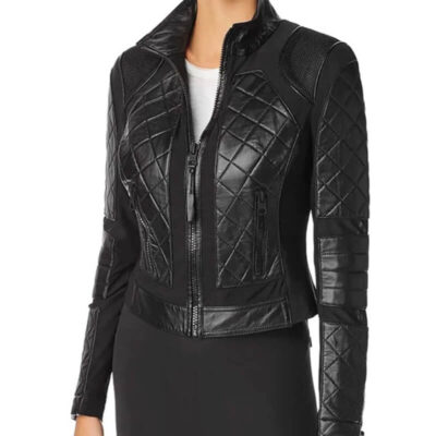 Westworld EvanWood Quilted Leather Jacket