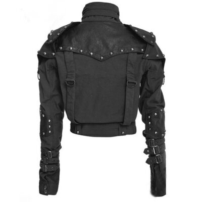 Womens Studded Cropped Jacket