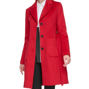 12 Dares Of Christmas Red Trench Coat