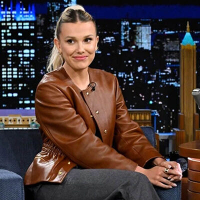 Millie Bobby Leathe Jacket