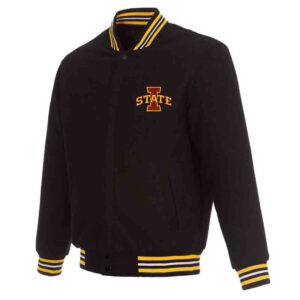 Black Iowa Hawkeyes Jacket