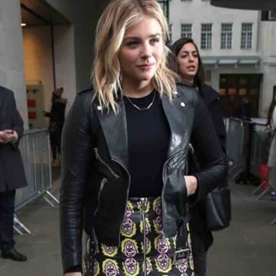 Chloe Grace Moretz Blak Jacket