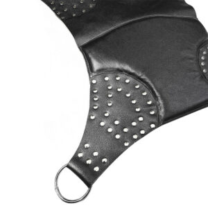 Heavy Duty Genuine Black Leather Adult Sling Sex Swing Sling Bondage Hammock