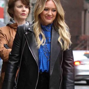 Hilary Duff Younger Leather Trench Coat