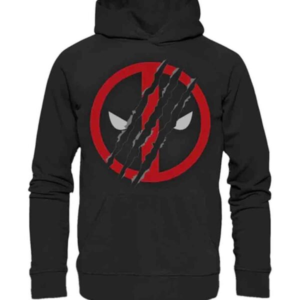 Mens Deadpool 3 Black Hoodie