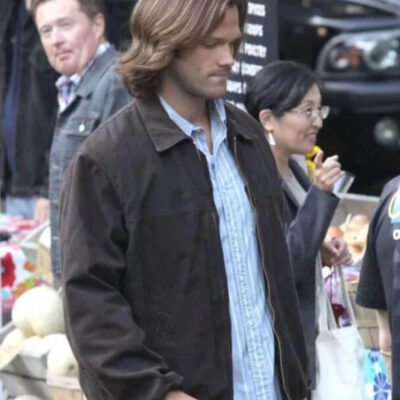 Supernatural Sam Winchester Black Bomber Jacket