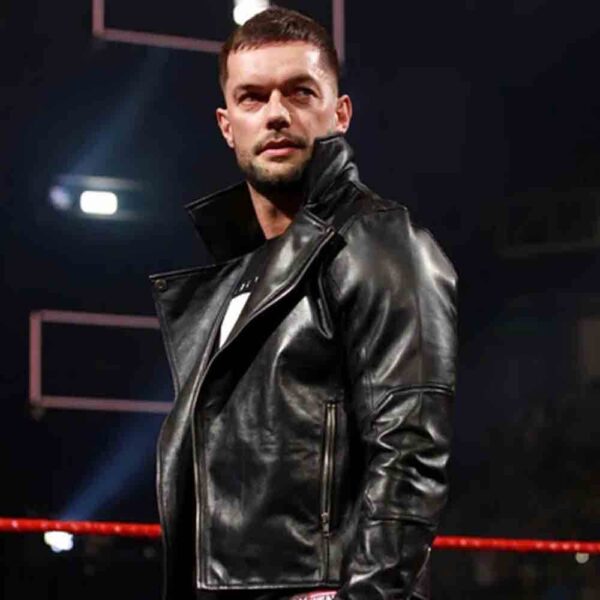 WWE Finn Balor Black Leather Jacket