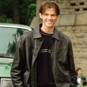 Gilmore Girls Dean Black Leather Jacket