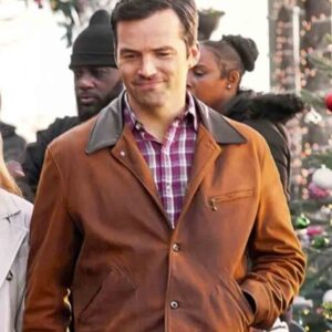 Ian Harding Our Little Secret Brown Jacket