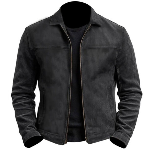 Mens Leather Biker Jacket Uk