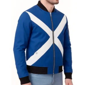 Scotland Flag Bomber JackeSt. Andrew’s Cross Cotton Outerwear
