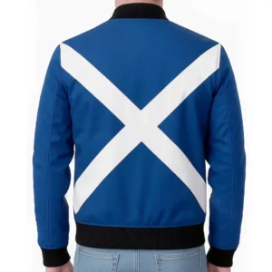 Scotland Jacket Stylish St. Andrew’s Cross Cotton Outerwear