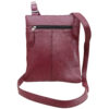 Luxury Maroon Leather Shoulder & Cross Body Messenger Bag