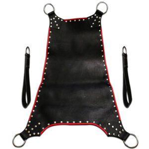 Alternative view of Leather Bondage Swing BDSM Sex Sling Strips