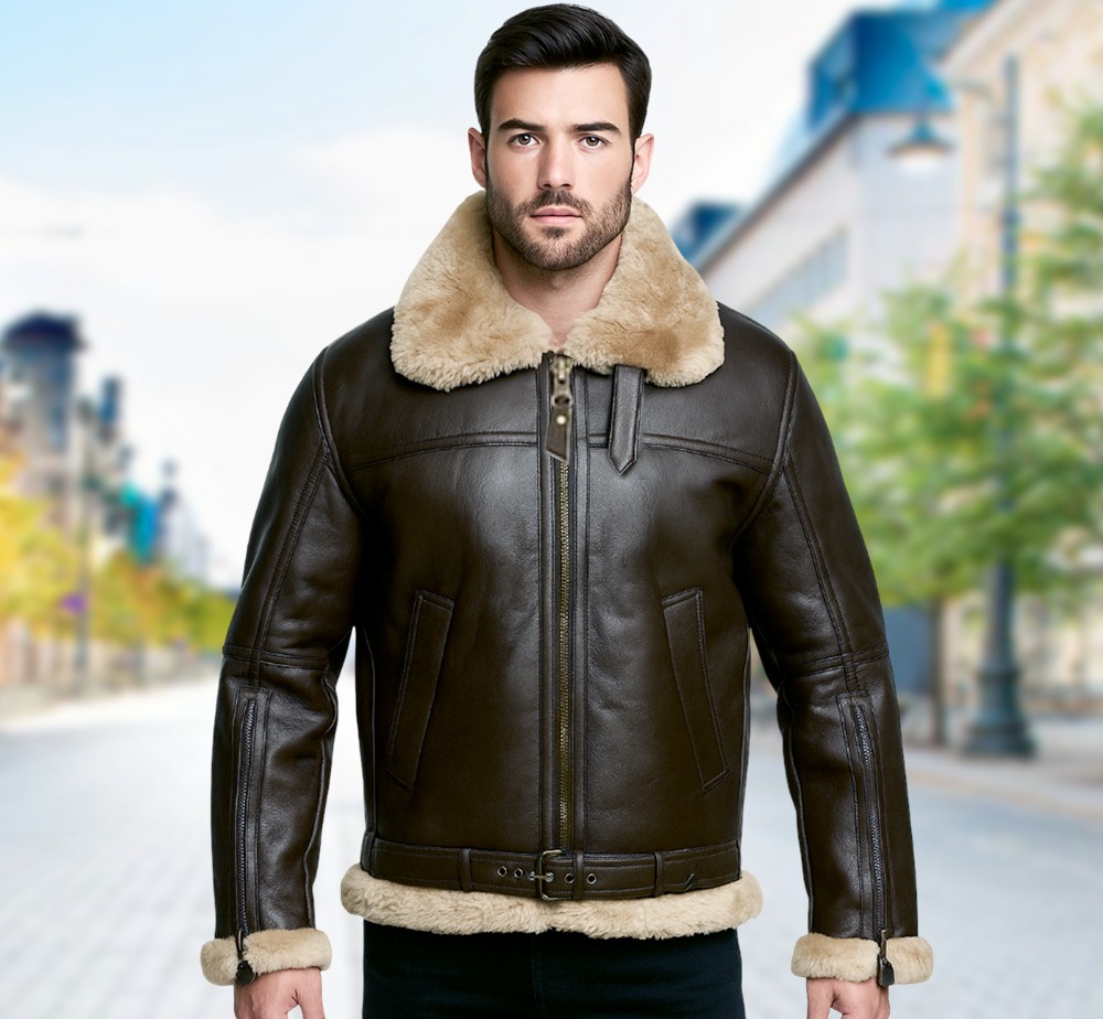 mens fur jacket