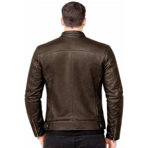 Mens Genuine Leather Winter Jacket Real Leather Jackets Men Mens Vintage Leather Bomber Jackets Motorcycle Jacket For Men 1