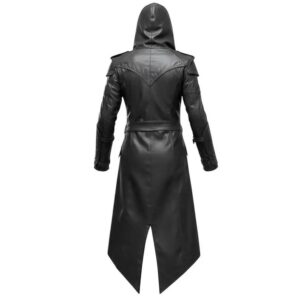 Mens Leather Costume New Black Jacket