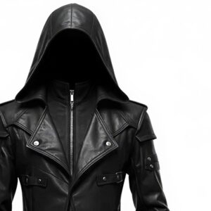 Mens Leather Costume New Black New Jacket