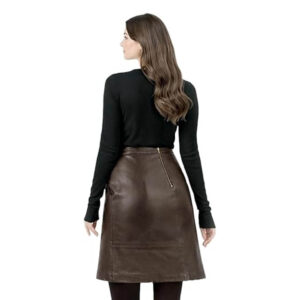 womens brown new skirt 3