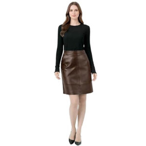 womens brown skirt