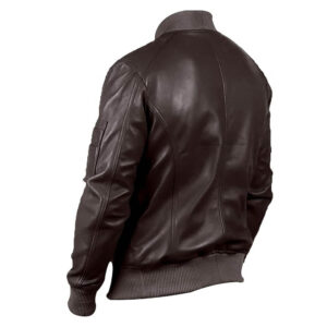 Mens Leather Biker Cafe Racer Vintage Motorcycle Retro Style Zipped Genuine Leather Jacket