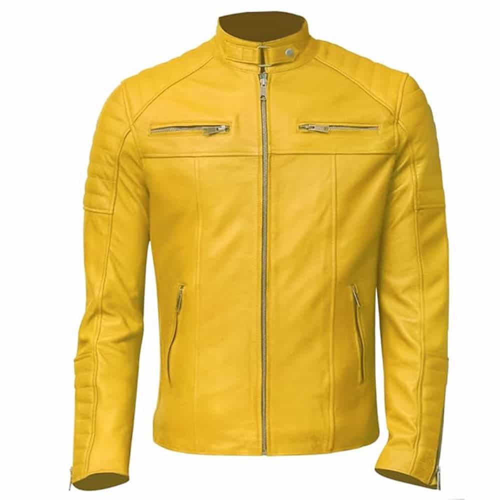 Men's Club Retro Biker Vintage Leather Jacket Men's Club Retro Biker Vintage Leather Jacket - Image 8