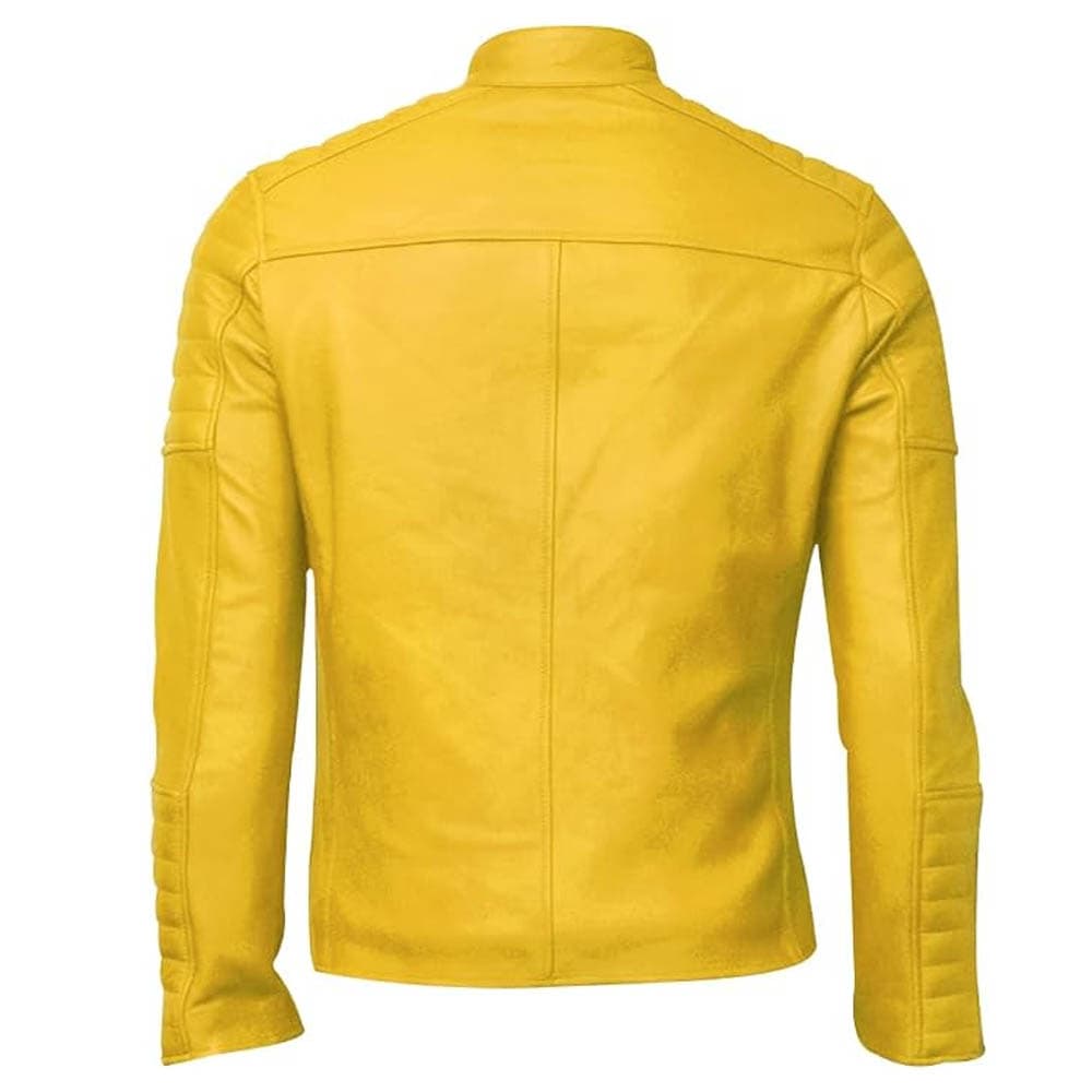 Men's Club Retro Biker Vintage Leather Jacket Men's Club Retro Biker Vintage Leather Jacket - Image 16