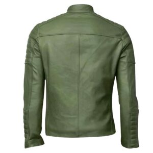 Men's Club Retro Biker Vintage Leather Jacket Mens Vintage Cafe Racer Causal Zipper Classic Moto Racer Fashion Genuine Leather Jacket New