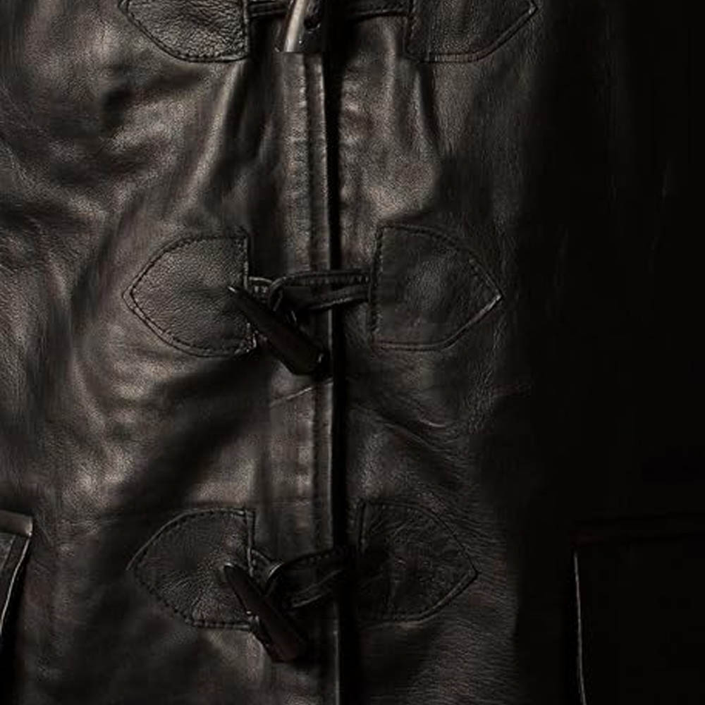 Real Leather Kilt Vest Sleeveless Toggle Waistcoat Real Leather Kilt Vest Sleeveless Toggle Waistcoat - Image 3