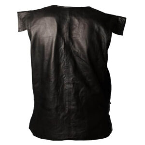 Real Leather Kilt Vest Sleeveless Toggle Waistcoat Womens Genuine Leather Jacket Classic Style Ladies Biker Real Soft Sheepskin Slim fit Casual Jackets 1