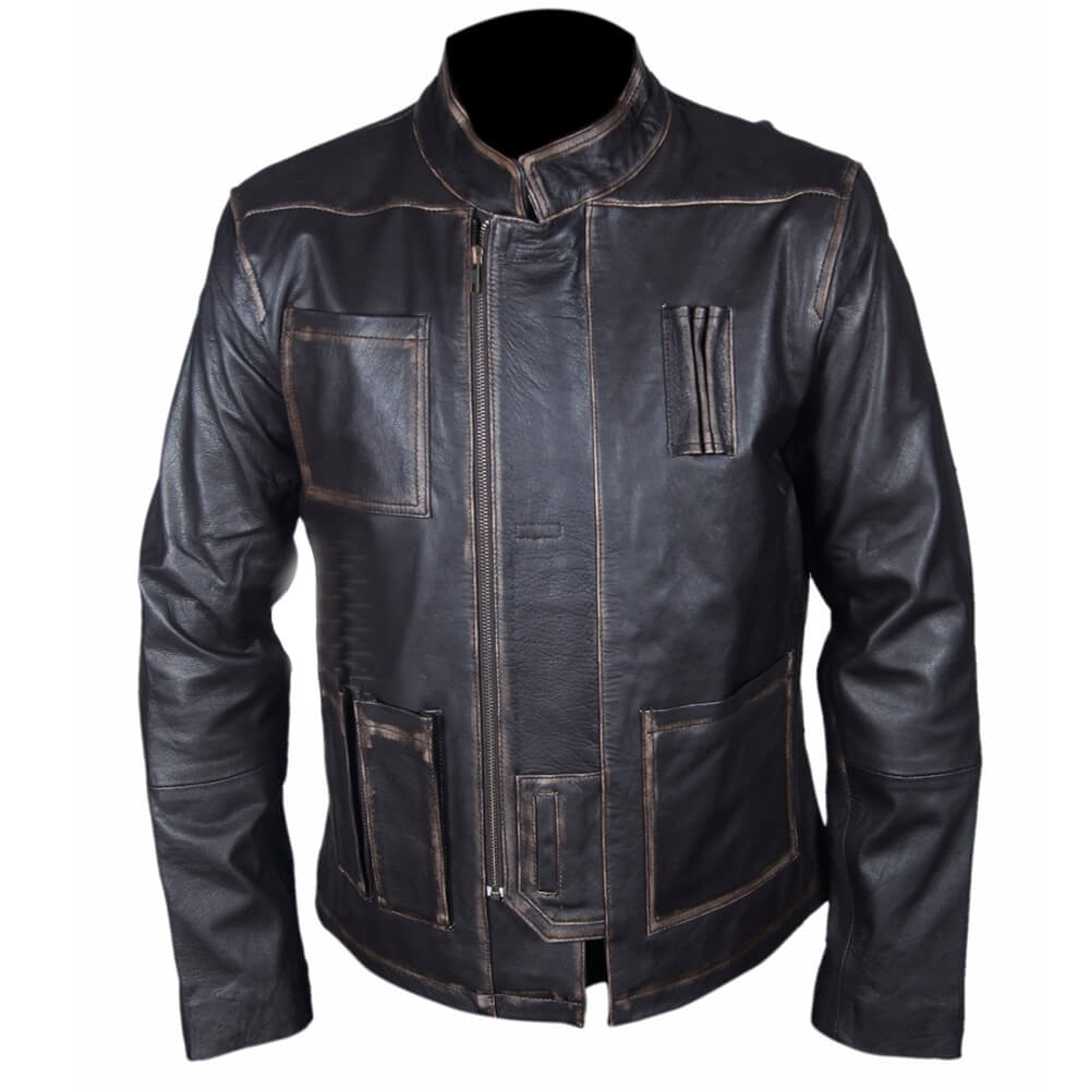 Men’s Vintage Look Brown Leather Jacket Men’s Vintage Look Brown Leather Jacket