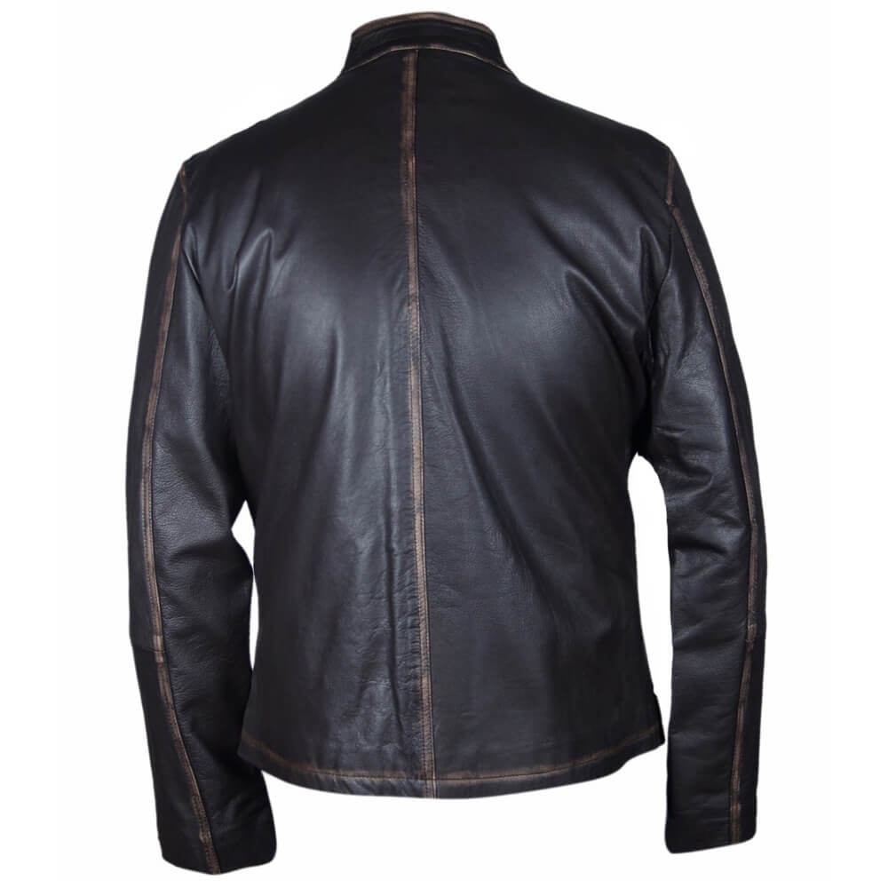 Men’s Vintage Look Brown Leather Jacket Men’s Vintage Look Brown Leather Jacket