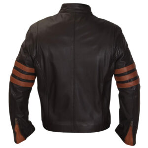 Men's Brown Leather Cafe Racer Jacket
