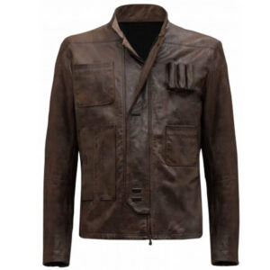 Men's Timeless Style Brown Leather Jacket
