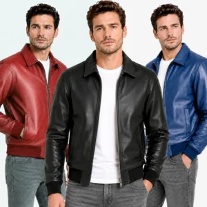 Women's Leather Blazer Jacket - Formal & Casual Coat