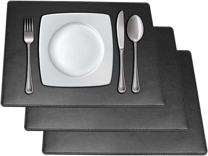 Exclusive Pu Leather Table Placemats Set Exclusive Pu Leather Table Placemats Set - Image 2