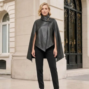 Cape Poncho Asymmetrical Style Coat