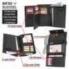 Men's Ultimate RFID Blocking Leather Trifold Wallet