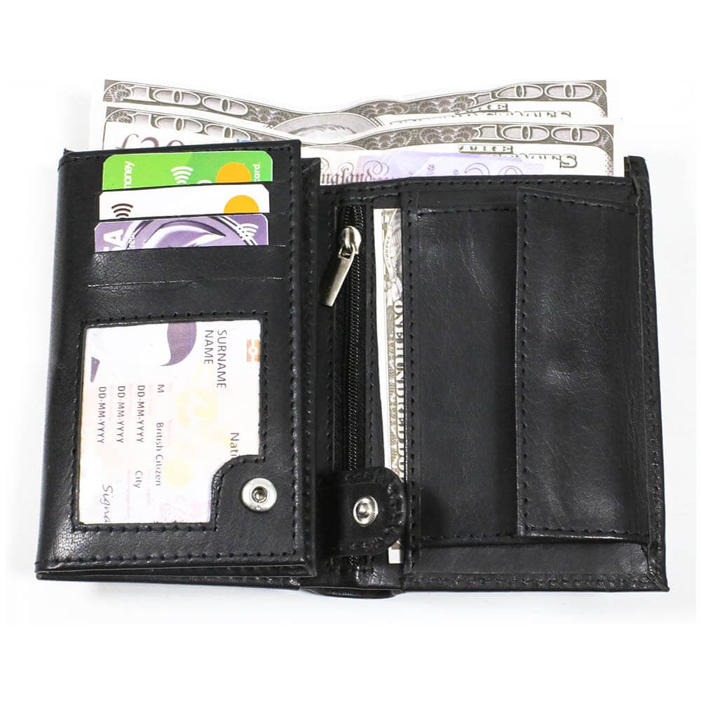 Men's Ultimate RFID Blocking Leather Trifold Wallet Men's Ultimate RFID Blocking Leather Trifold Wallet - Image 2
