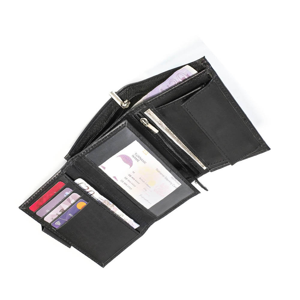 Men's Ultimate RFID Blocking Leather Trifold Wallet Men's Ultimate RFID Blocking Leather Trifold Wallet - Image 7